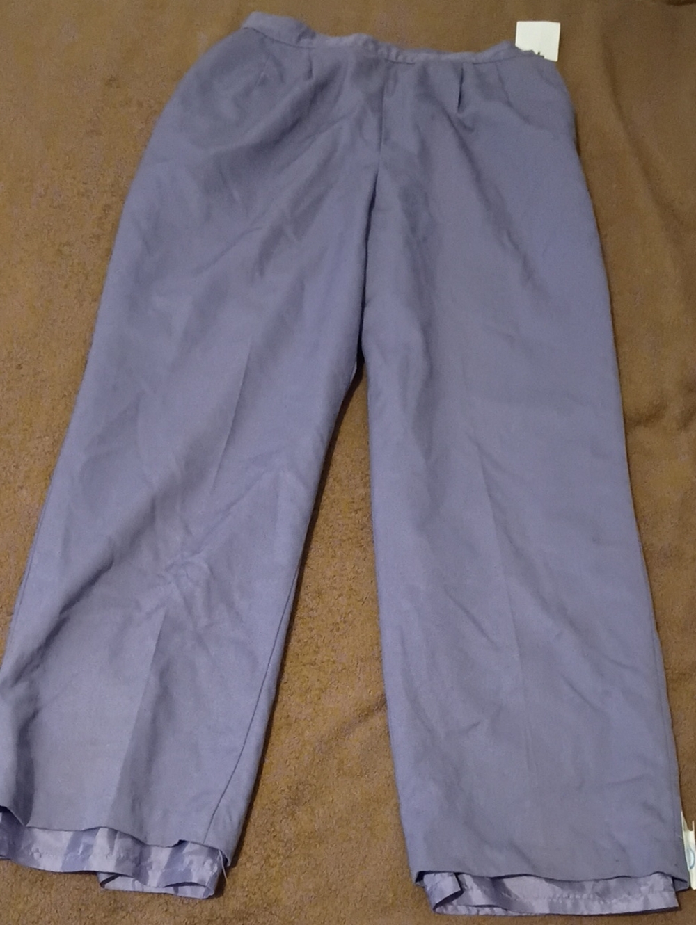 Women's Wide Leg Purple Pants